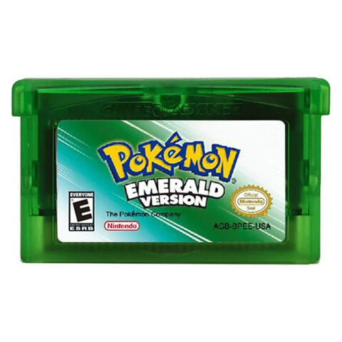 Pokémon Emerald Cartridge Green